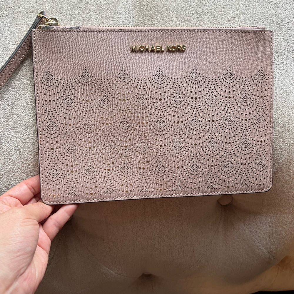 Michael Kors wristlet clutch